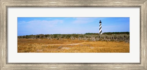 Framed Cape Hatteras Lighthouse, Outer Banks, North Carolina Print
