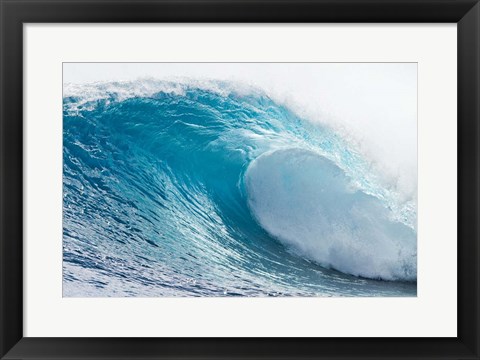 Framed Tahitian Waves II Print