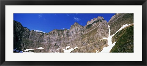 Framed Glacier National Park Mountain Range, Montana Print