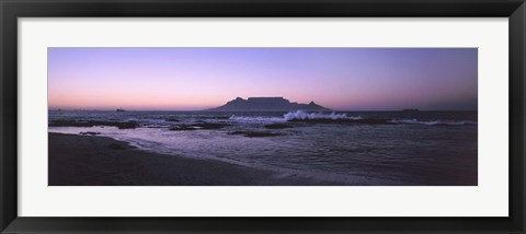 Framed Blouberg Beach at Sunset, Cape Town, South Africa Print