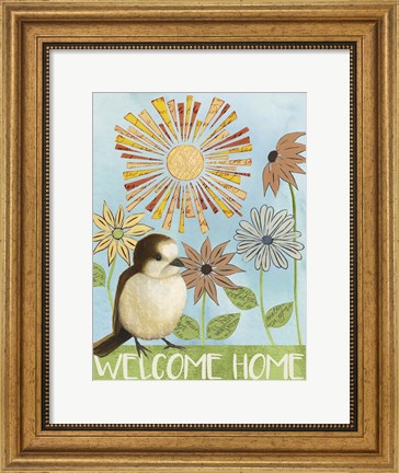 Framed Spring Welcome II Print