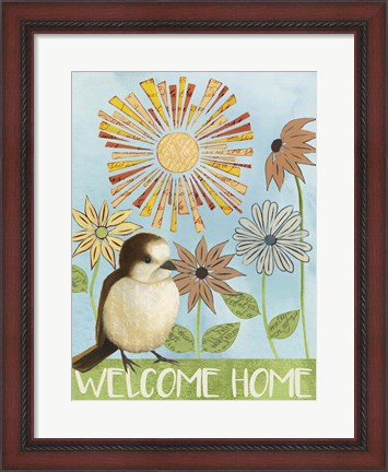 Framed Spring Welcome II Print