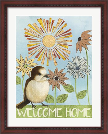 Framed Spring Welcome II Print