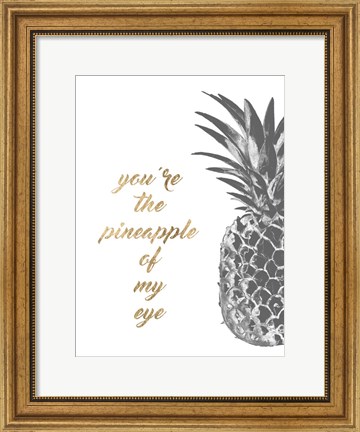 Framed Pineapple Life III Print