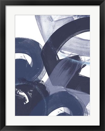 Framed Blue on Blue II Print