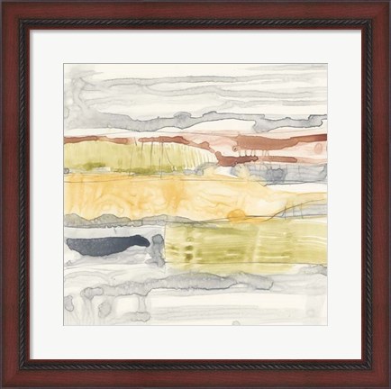 Framed Tiered Layers II Print