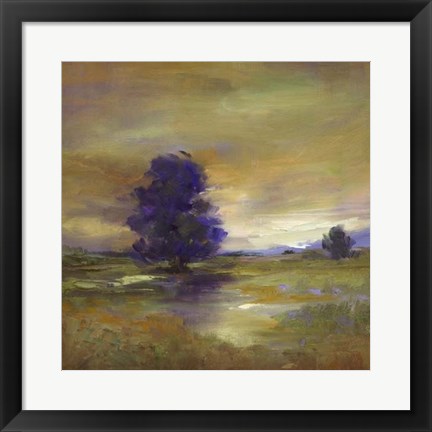 Framed Purple Tree Print