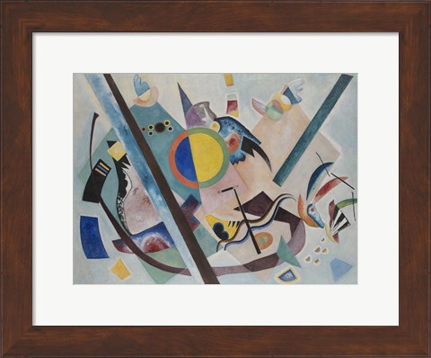 Framed Multicolored Circle, 1921 Print