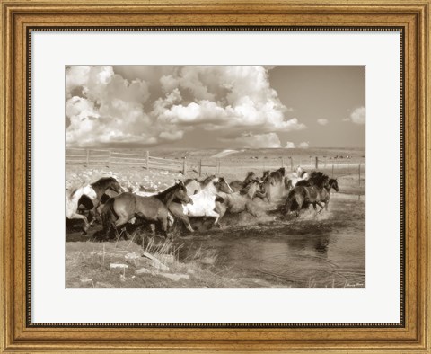 Framed On the Move Print