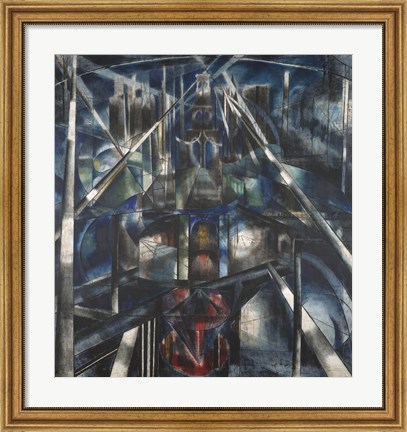 Framed Brooklyn Bridge, 1919-20 Print