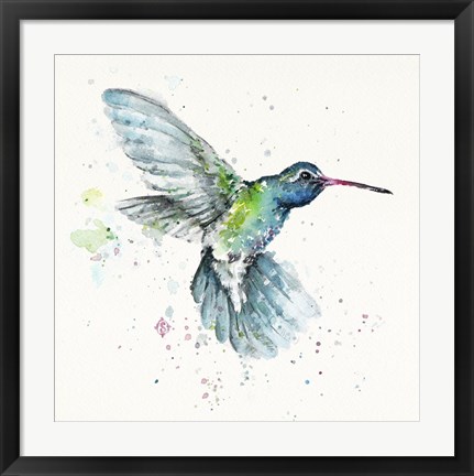 Framed Hummingbird Flurry Print