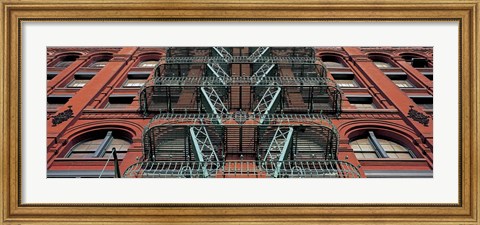 Framed Puck Building Facade, Soho, NYC Print