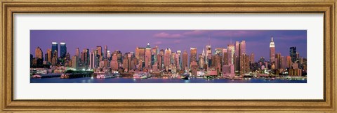 Framed Manhattan Skyline, NYC Print