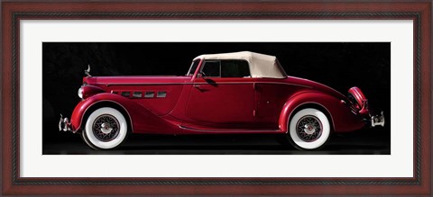 Framed Packard Super Eight Coupe Roadster Print