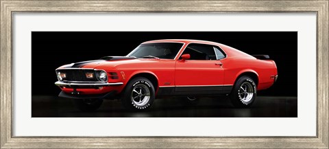 Framed Ford Mustang Mach 1 Print