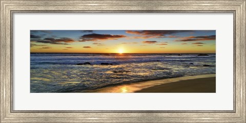 Framed Sunset, Leeuwin National Park, Australia Print