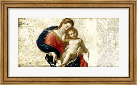 Framed Madonna and Child (after Procaccini) Print