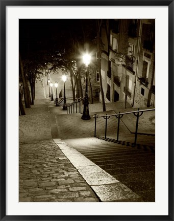 Framed Montmartre, Paris Print