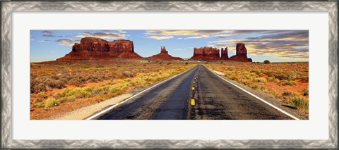 Framed Road to Monument Valley, Arizona Print