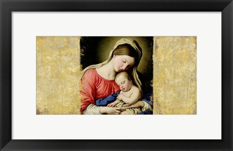 Framed Holy Virgin (After Sassoferrato) Print