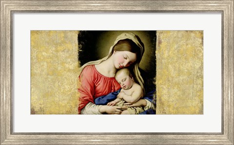 Framed Holy Virgin (After Sassoferrato) Print