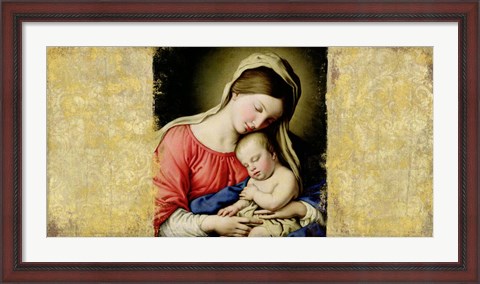 Framed Holy Virgin (After Sassoferrato) Print