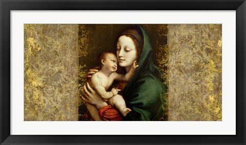 Framed Holy Virgin (Italian school) Print