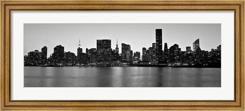 Framed Midtown Manhattan Skyline, NYC 1 Print