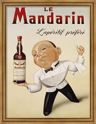 Framed Le Mandarin L&#39;Aperitif Prefere, 1932 Print