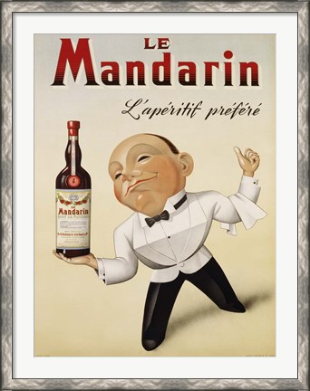 Framed Le Mandarin L&#39;Aperitif Prefere, 1932 Print