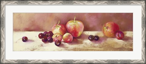 Framed Cherries and Apples Print
