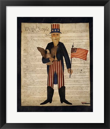 Framed Uncle Sam Print