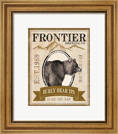 Framed Frontier Brewing IV Print