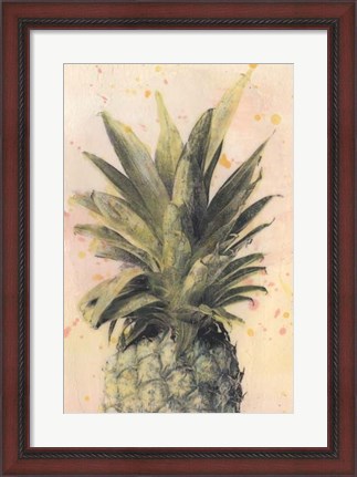Framed Pineapple Delight I Print