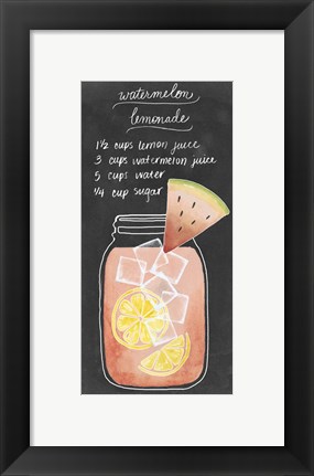 Framed Summer Drinks I Print