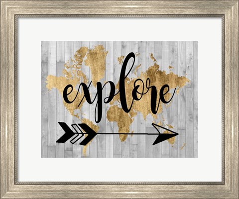 Framed Young Explorer V Print