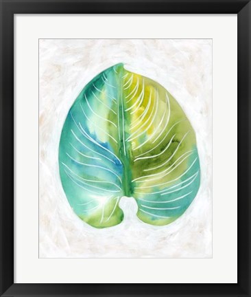 Framed Ocean Side Palms  I Print