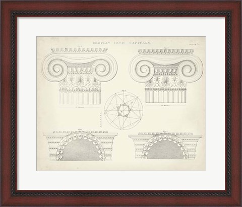 Framed Greek &amp; Roman Architecture VIII Print