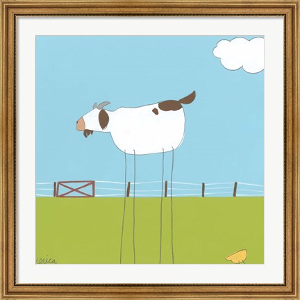 Framed Stick-leg Goat II Print