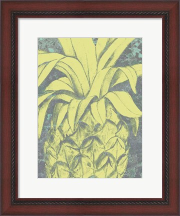 Framed Kona Pineapple I Print