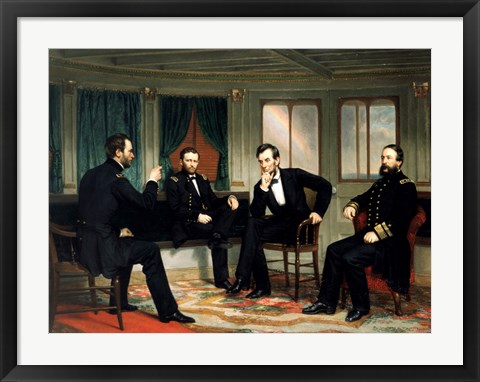 Framed Peacemakers 1868 Print