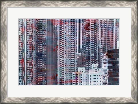 Framed Hong Kong Sky 7 Print