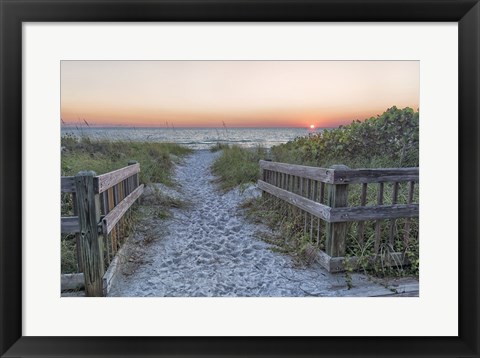 Framed Evening Walk Print