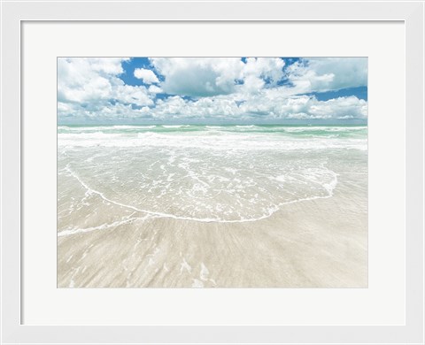 Framed Sky, Surf, and Sand Print