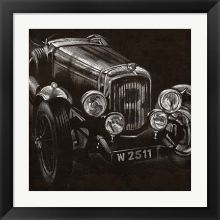 Framed Vintage Grand Prix I Print