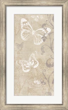 Framed Butterfly Forest II Print