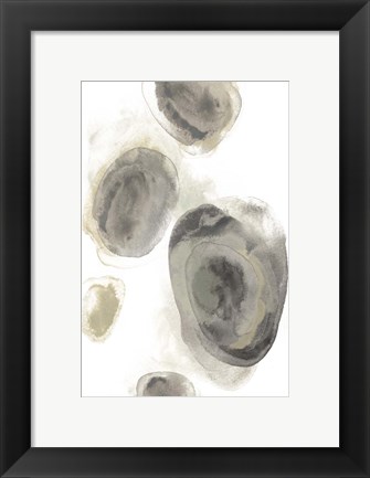 Framed Water Stones II Print