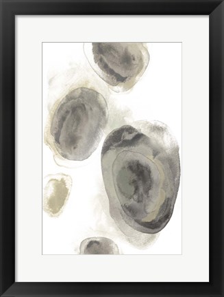 Framed Water Stones II Print