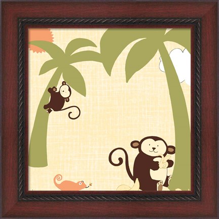 Framed Baby Jungle II Print