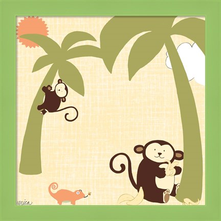 Framed Baby Jungle II Print